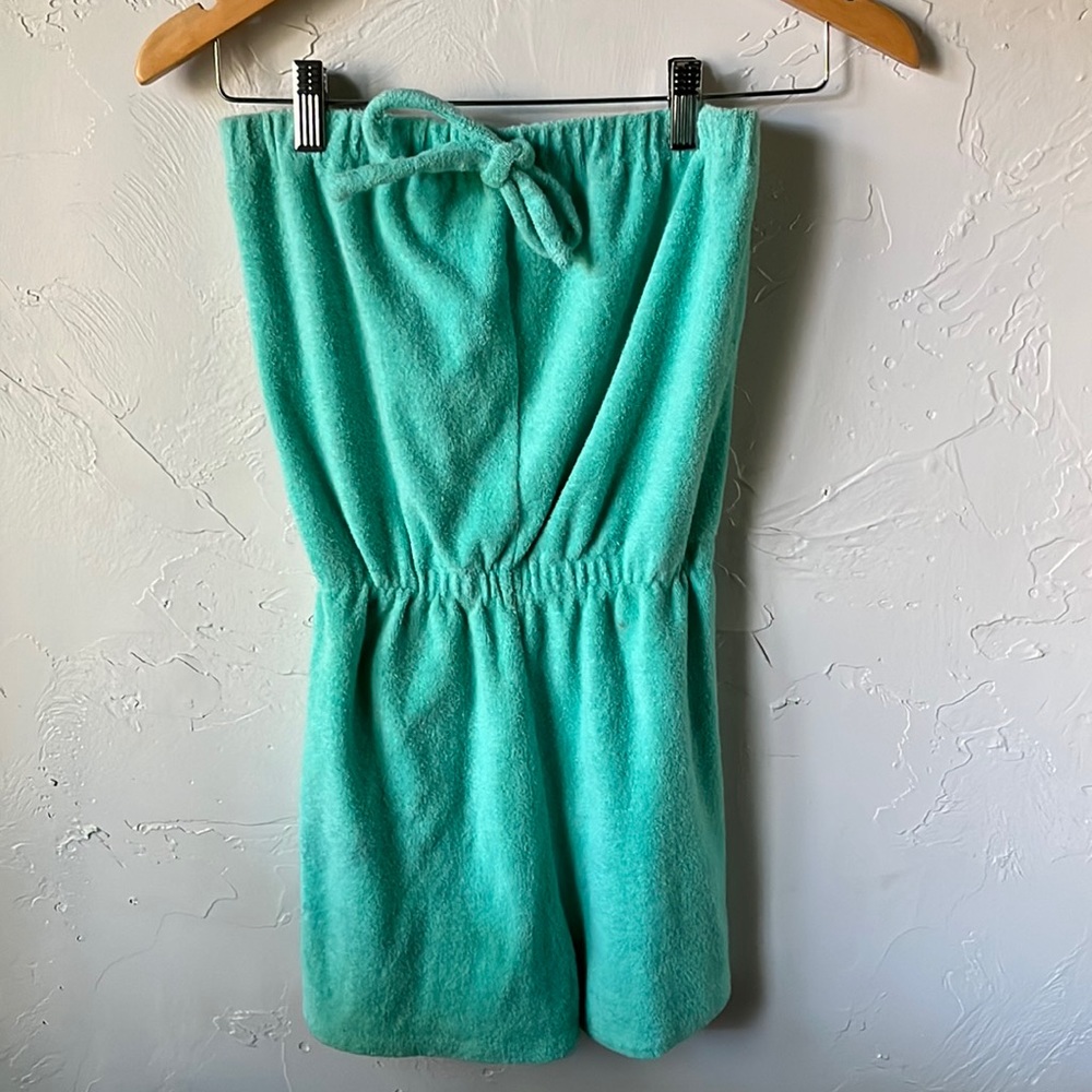 Terry cloth romper⚡️USA made